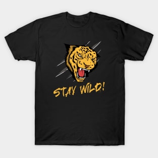 Stay Wild Cheetah Wild Cat T-Shirt